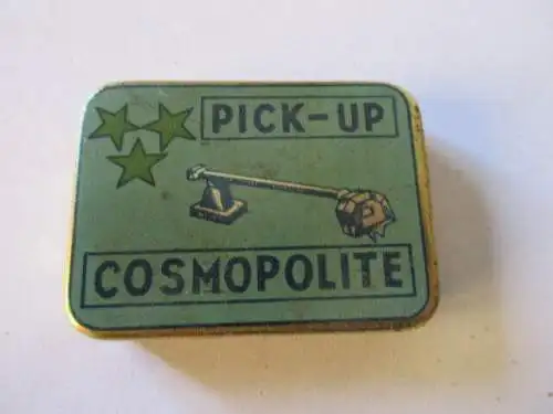 seltene alte Grammophon Nadeln Pick-up Cosmopolite laut Original Dose