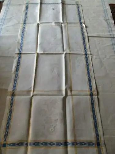 ein altes Leinen Geschirrtuch Handtuch Tischläufer Art Deko TOP (143)