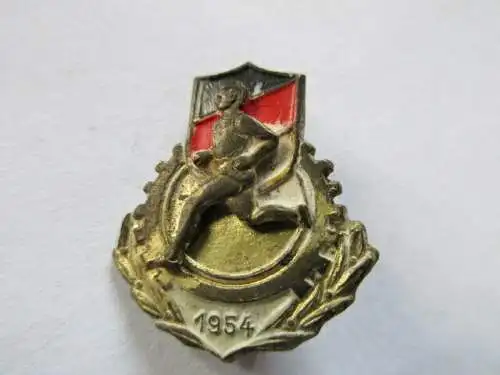 DDR Abzeichen Sportklassifizierung   1954 Eisen gold