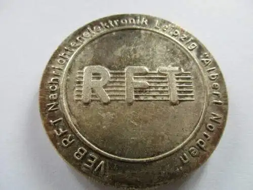 Leipzig VEB RFT Nachrichtenelektronik Albert Norden Neurerbewegung  1948-1988