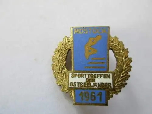 DDR Abzeichen Rostock Sporttreffen der Ostseeländer 1961