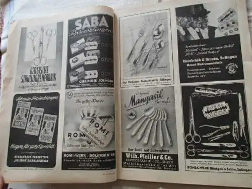 WEZ Wirtschafts und Export Leipzig Zeitschrift + Textilmesse Frühjahr 1941 