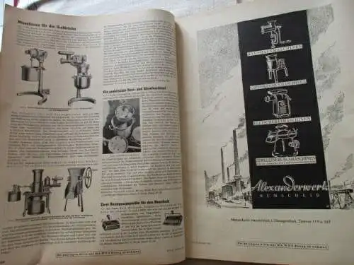WEZ Wirtschafts und Export Leipzig Zeitschrift + Textilmesse Frühjahr 1941 