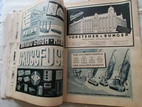 WEZ Wirtschafts und Export Leipzig Zeitschrift + Textilmesse Frühjahr 1941 