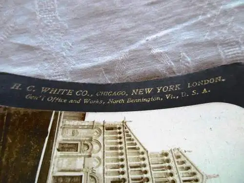 H. C. White & Co Stereobild Stereoview Kathedrale schiefer Turm Pisa 1903