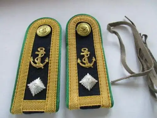 NVA - 1 paar Schulterstücke Grenzbrigade Küste Meister Seemännische Laufbahn