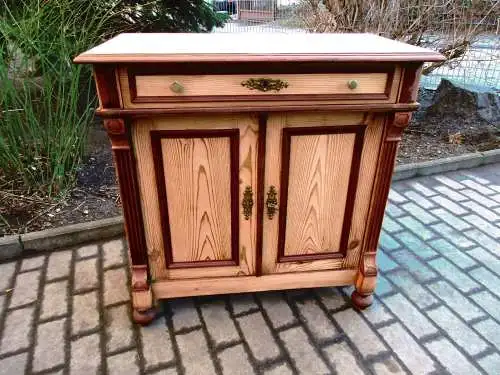 Kommode Halbschrank Jugendstil um 1900 Weichholz  Landhausstil