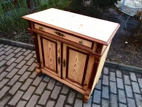 Kommode Halbschrank Jugendstil um 1900 Weichholz  Landhausstil