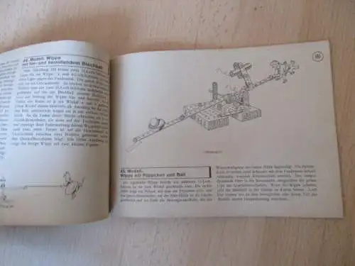 Electric Büchlein Nr. 2 Bauanleitung für den Electric Baukasten 1932 