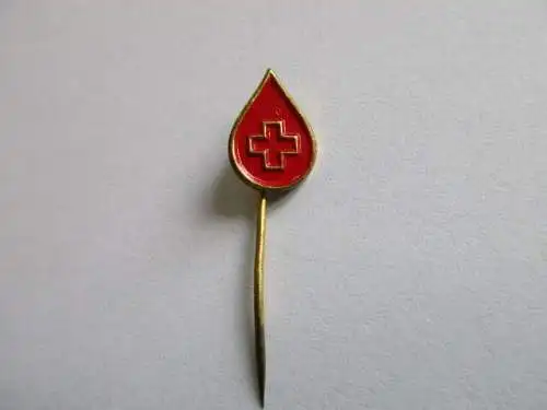 DDR Abzeichen DRK   Blutstropfen  für Blutspenden