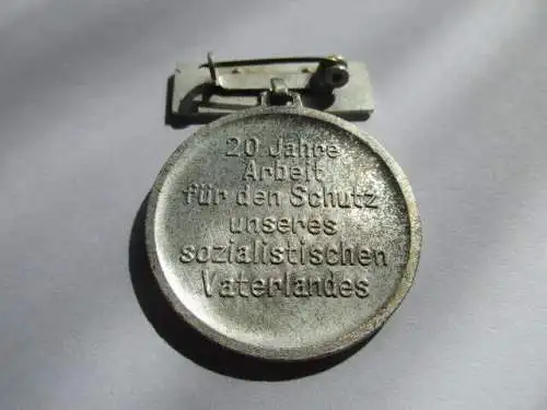 DDR Abz. Erinnerungsabzeichen  20Jahre GST emailliert  1952-1972