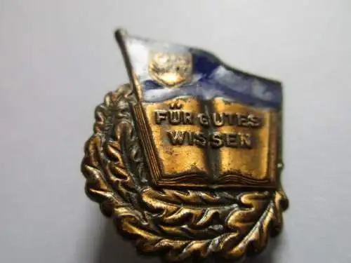 DDR FDJ Abz. für gutes Wissen  1950-54  Bronze mit Nummer