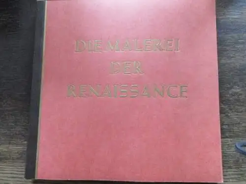 Die Malerei der Renaissance Zigarettenbilderalbum vollständig 1938 GUTER ZUSTAND