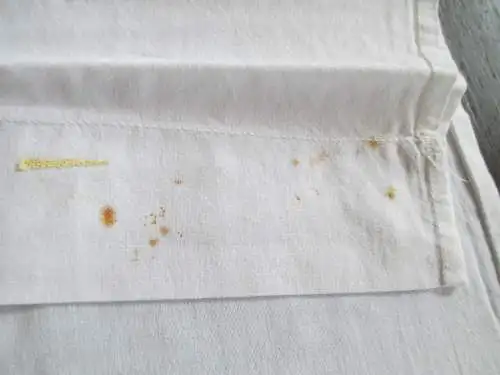 altes Übertuch Handtuchüberhang Stickerei Handarbeit