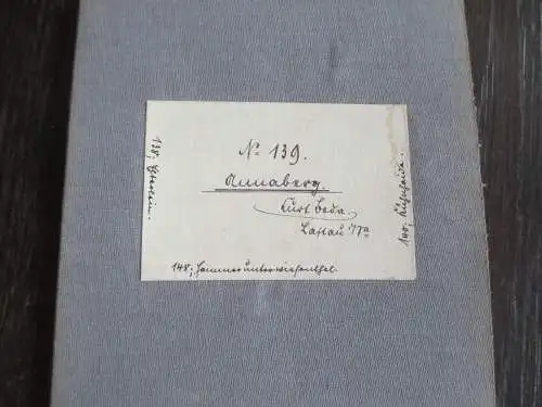 Messtischblatt auf Leinen von 1924 Annaberg/Sachsen Nr. 139