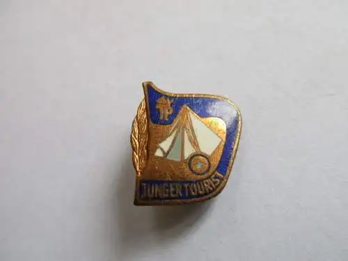 DDR Abzeichen Pioniere  Touristenabzeichen bronze(Buntmetal)  1955 -       22mm