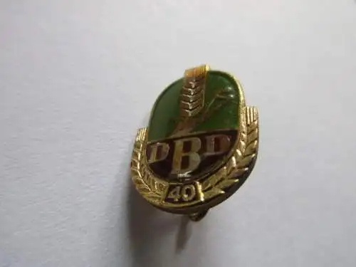 DDR Abz.DBD Bauernpartei  Ehrennadel 40 Jahre  Eisen