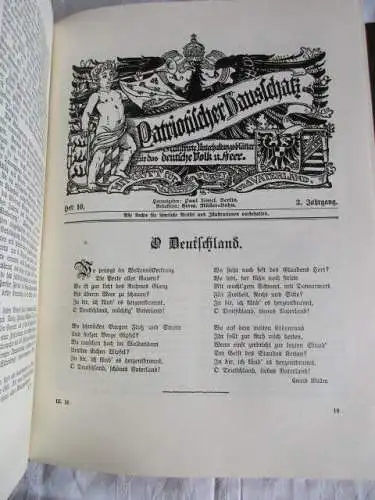 Patriotischer Hausschatz Illustrierte Unterhaltungsblätter Volk und Heer um 1890