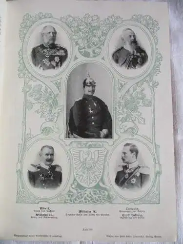 Patriotischer Hausschatz Illustrierte Unterhaltungsblätter Volk und Heer um 1890
