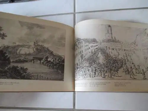 Jena Malerische Ansichten aus der Gegend Radierungen von Roux 1979
