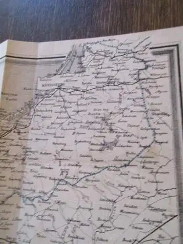 seltene Karte Deutsches Reich nach dem Friedensschluss 1871 Verlag H. Schönlein