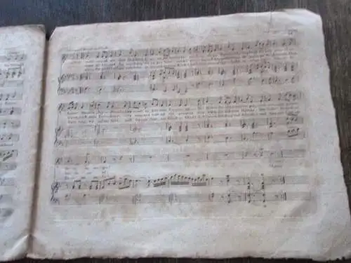 Ritter Karl Eichenhorst Fräulein Gerdrude G. Bürger J.R. Zumsteeg Noten v. 1794 