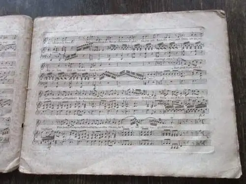Ritter Karl Eichenhorst Fräulein Gerdrude G. Bürger J.R. Zumsteeg Noten v. 1794 