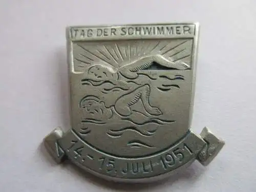 DDR Abzeichen Tag der Schwimmer  14-15. Juli 1951