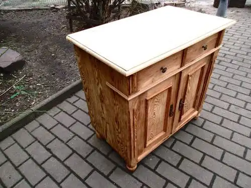  Kommode Halbschrank Jugendstil um 1900 Weichholz  