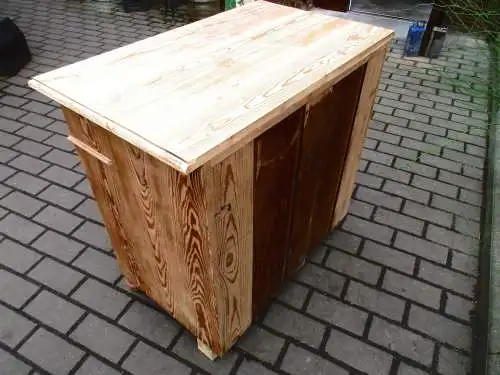  Kommode Halbschrank Jugendstil um 1900 Weichholz  