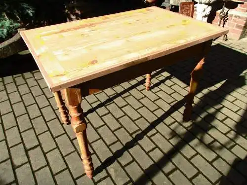 Tisch Esstisch Jugendstil um 1900 Weichholz Nr.17