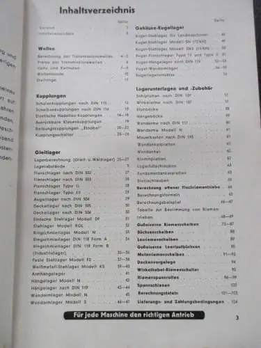 alter Katalog Desch Triebwerkbau 