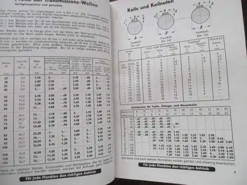 alter Katalog Desch Triebwerkbau