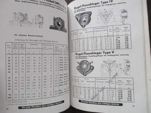 alter Katalog Desch Triebwerkbau