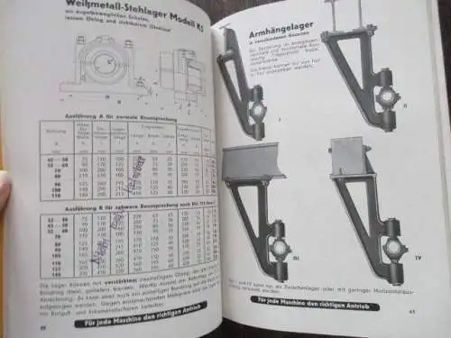 alter Katalog Desch Triebwerkbau