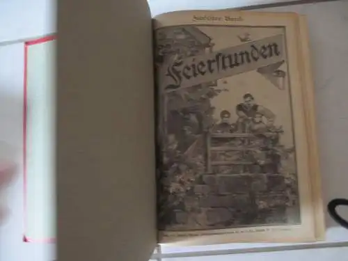 Feierstunden Illustriertes Unterhaltungsblatt 52 Hefte im XII. Band um 1900