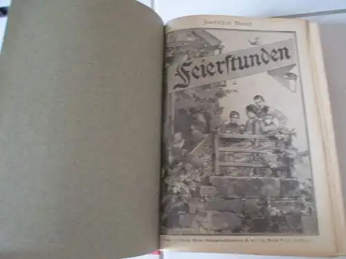 Feierstunden Illustriertes Unterhaltungsblatt 52 Hefte im XII. Band um 1900
