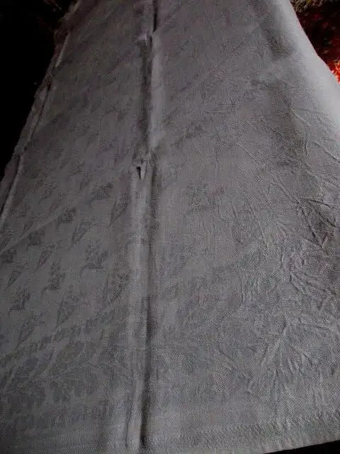 herrliches altes XXL Leinen Tischtuch Tafeltuch Tischdecke Jugendstil 320 x 130 0