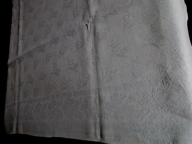 herrliches altes XXL Leinen Tischtuch Tafeltuch Tischdecke Jugendstil 320 x 130 2