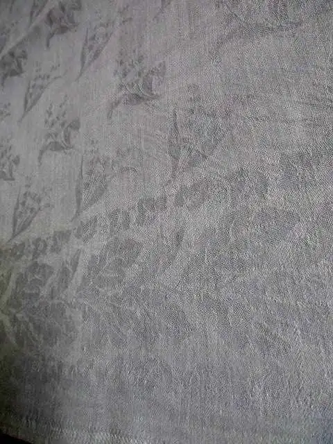 herrliches altes XXL Leinen Tischtuch Tafeltuch Tischdecke Jugendstil 320 x 130 3