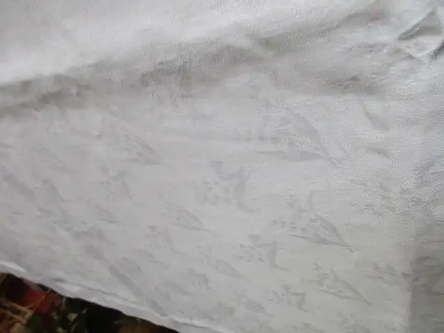 herrliches altes XXL Leinen Tischtuch Tafeltuch Tischdecke Jugendstil 320 x 130 5