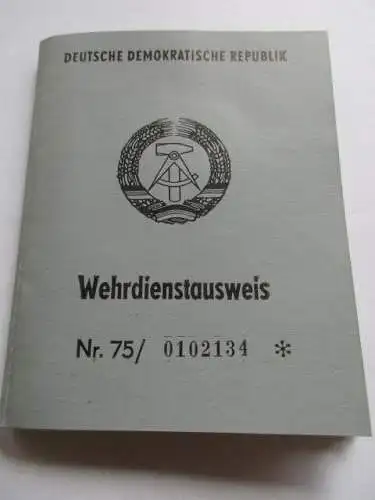 NVA WDA Wehrdienstausweis