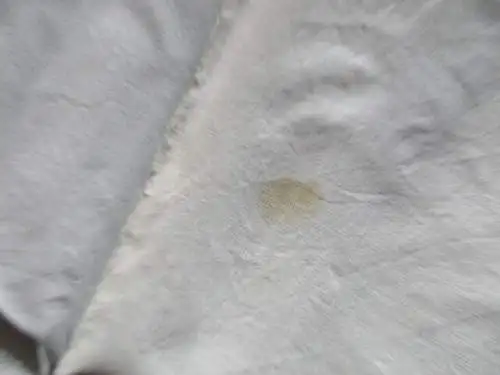 altes Ziertuch Leinen Wandtuch Tischtuch bunte Stickerei Hohlsaum