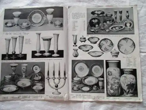 TOPRARITÄT Rosenthal EDEL IN FORM UND DEKOR Werbung Katalog um 1930