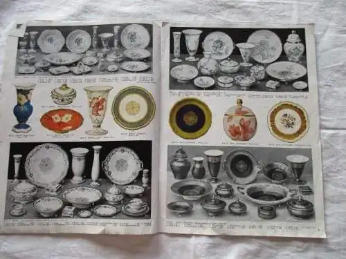 TOPRARITÄT Rosenthal EDEL IN FORM UND DEKOR Werbung Katalog um 1930