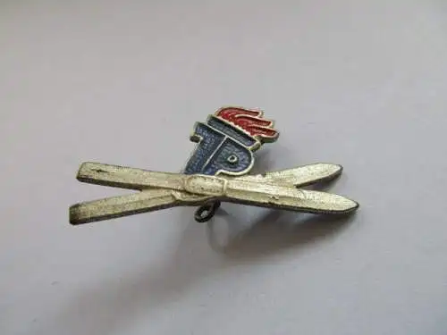DDR Thälmann-Pioniere Wintersportabzeichen silber
