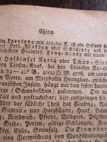 Handhabung der Geographie und Statistik Dr. Christian Gottried Stein 1811 !!