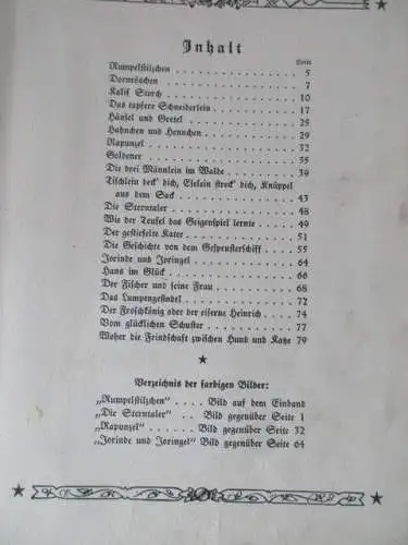 Pechvögel und Glückspilze Sammlung schönster Märchen Richard Hummel um 1920