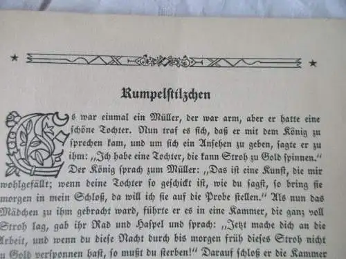 Pechvögel und Glückspilze Sammlung schönster Märchen Richard Hummel um 1920
