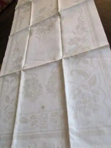 herrliches altes Leinen Geschirrtuch Handtuch Tischläufer Jugendstil  (12)